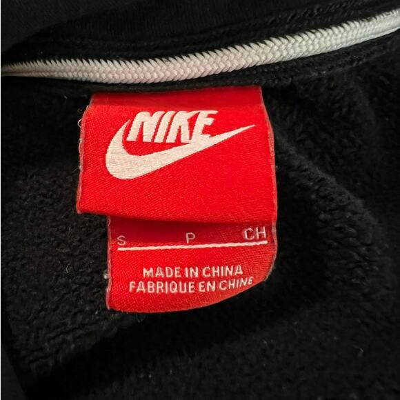 Vintage Red Tag Nike Air Hoodie in Black with Red and White Logo Size Small - Picture 4 of 6
